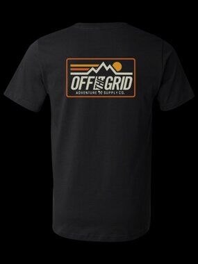 Off The Grid Surplus Dawn Rising Tee - Black
